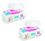 Voi Wet-wipes 120PC 16X19CM Honeycomb Pack Of 2