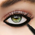 3-IN-1 Waterproof Eyeliner & Eyeshadow Pencil - Long-lasting Smudge-proof Perfect For Beginners - Ideal Valentine's Gift