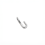 U Alphabet Charm In Silver