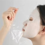 100 200PCS Facial Mask Paper Diy Disposable Moisture Retention Facial Mask Film Sheet Wrap For Skin Care And Hydration