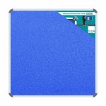 Info Board Aluminium Frame - 900 900MM - Sky Blue