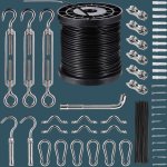 String Lights Suspension Kit Stainless Steel 30PC