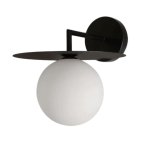 Senna Orb Wall Light - Black