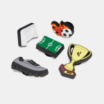 Crocs Soccer Celebration 5 Pack - Ns