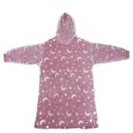 Adults Oversized Plush Snugit Hoodie - Purple