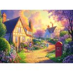 500 Piece Puzzles For Adult Countryside Jigsaw Puzzle 500 Pieces For Adults Senior Beautiful Village Sunset House Jigsaw Puzzles