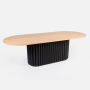 Emerging Creatives Pillar Dining Room Table - 8 Seater