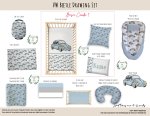Cot Duvet Bedding Vw Beetle Drawing Set