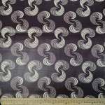Wax Printed Piece Swirl Brown&beige: 480CMX112CM