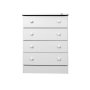 Zia Kids Chest Of Drawers White