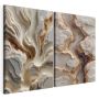 Canvas Art - Fluid Rock Formation 2 Piece Abstract Canvas Print Wall Art