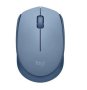 Logitech M171 Wireless Ambidextrous Optical Mouse - Blue Grey