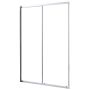 Single Rider Shower Door Essential Chrome With Clear Glass 140CMX185CM