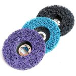 Metal Surface Rust Removal Polishing Wheel Stainless Steel Surface Rust Removal Sanding Disc Black Diamond Grinding Disc Car Sur
