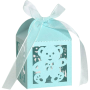 25PCS Teddy Bear-themed Baby Shower Gift Boxes - Blue