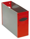 Fellowes Bankers Box Plastic Containers Solid Container - Red 4PK