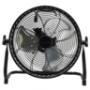 Platinum Rechargeable Metal Floor Fan 30CM