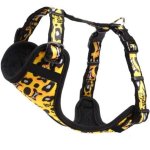 Rogz Fashion Comfy Small Dog Harness - Leopard Bone Waggs Online Pet Shop