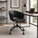 Ashley Office Chair - Green Black Terracotta - Terracota