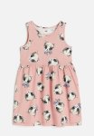 Patterned Cotton Dress - Light Pink Kittens