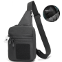 Sling Bag For Men Tactical Crossbody Chest Backpack With Gun Pouch