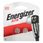 Energizer - 2 Piece - Alkaline Battery - Coin - A76 LR44 - 1.5V - 8 Pack