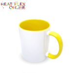 Sublimation White & Yellow Mug