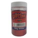 Glitter Powder Red 110G