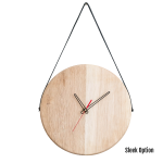 Lilly Wall Clock - Red Sleek 300MM Dia