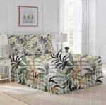 Smte 5 Piece Bedspread Set Green Queen With Keychain