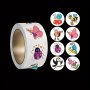 500PCS/ROLL Animal Stickers Handmade Stickers Periodicals Books Gifts Decorations Stickers