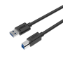 UNITEK 1.5M USB3.0 Type-a Male To Type-b Male Cable Y-C4006GBK