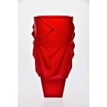 Bohemia Crystal Bohemia Vase Princess Non Lead With Red Satin