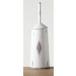 White And Beige Polyresin Decorative Vase Set Of 2