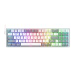 Redragon 75% Mechanical Keyboard Hot-swappable Rgb White