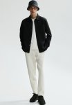 Regular Fit Scuba Overshirt - Black