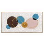 Abstract Circle Wall Frame 70×140 WF016