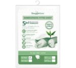 Bamboopaedic Htx Sheet - Size: Standard Camp Cot Travel Crib Standard Camp Cot Fabric White