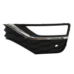 Vw Amarok Fog Grille With Hole + Pdc Hole With Chrome Moulding Left 17-23