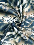 Printed Jacquard Duchess Satin
