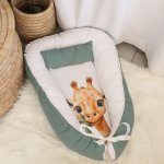Baby Safe Nest Safe Sleeping Pod Tropical Monster Leaf Safari Giraffe
