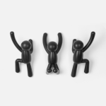 Umbra Buddy Wall Hooks - Black