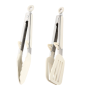 2 Pack Silicone Food Tongs Kitchen Bbq Tongs Non Stick Pan Cooking Clips