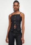 Sissy Boy Steph: Button Up Denim Top - Desize