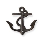 Cast Iron Wall Mount Anchor Key Holder