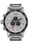 Nixon 51-30 Chrono Men's Watch - All Silver / Black