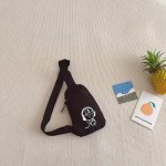 1PC Boy's New Fashion Letter Chest Bag Printed Casual Sports Shoulder Crossbody Bag Ideal Choice For Gifts