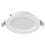 6 Pack White Metal Downlight 3000K With Polycarbonate Cover 6W Complete – DL034