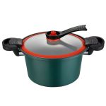 Micro Pressure Cooker 24CM 3.5L Stainless Steel Nonstick Stew Pot
