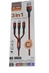 Remax 3 In 1 Charging Cable